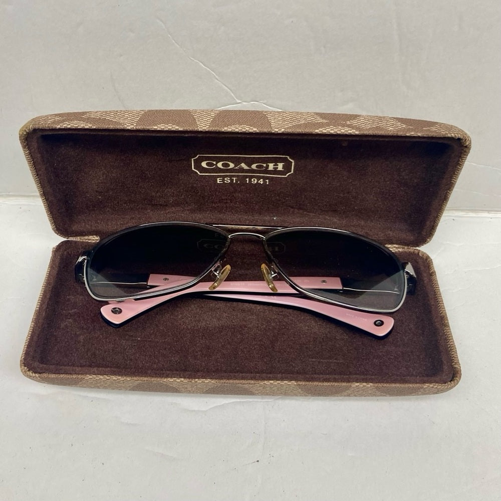 Coach HC7012 L038 Caroline Silver Frame/ Pink Temples (FRAME ONLY)