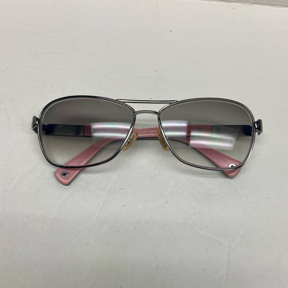 Coach HC7012 L038 Caroline Silver Frame/ Pink Temples (FRAME ONLY)