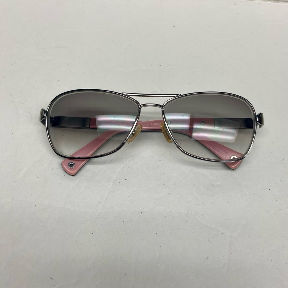 Coach HC7012 L038 Caroline Silver Frame/ Pink Temples (FRAME ONLY)
