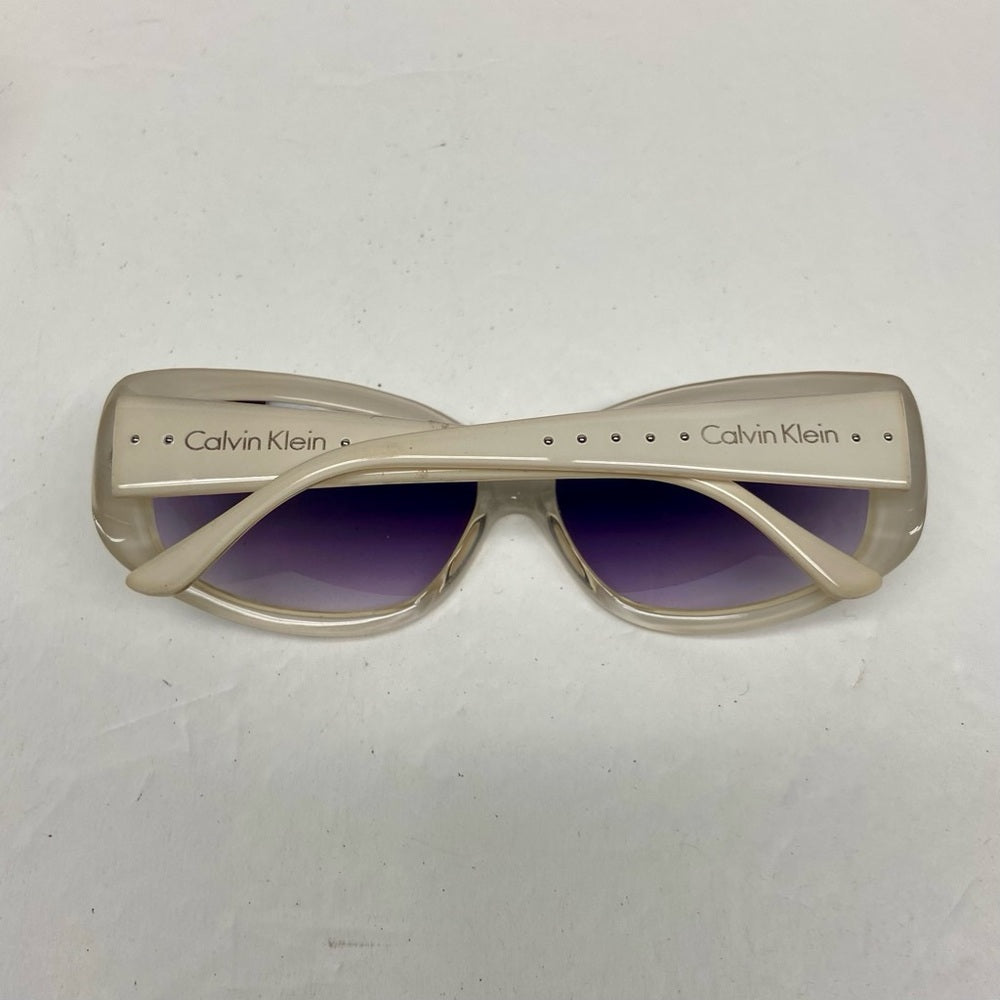 Calvin Klein White Large Sunglasses R5085 101 130