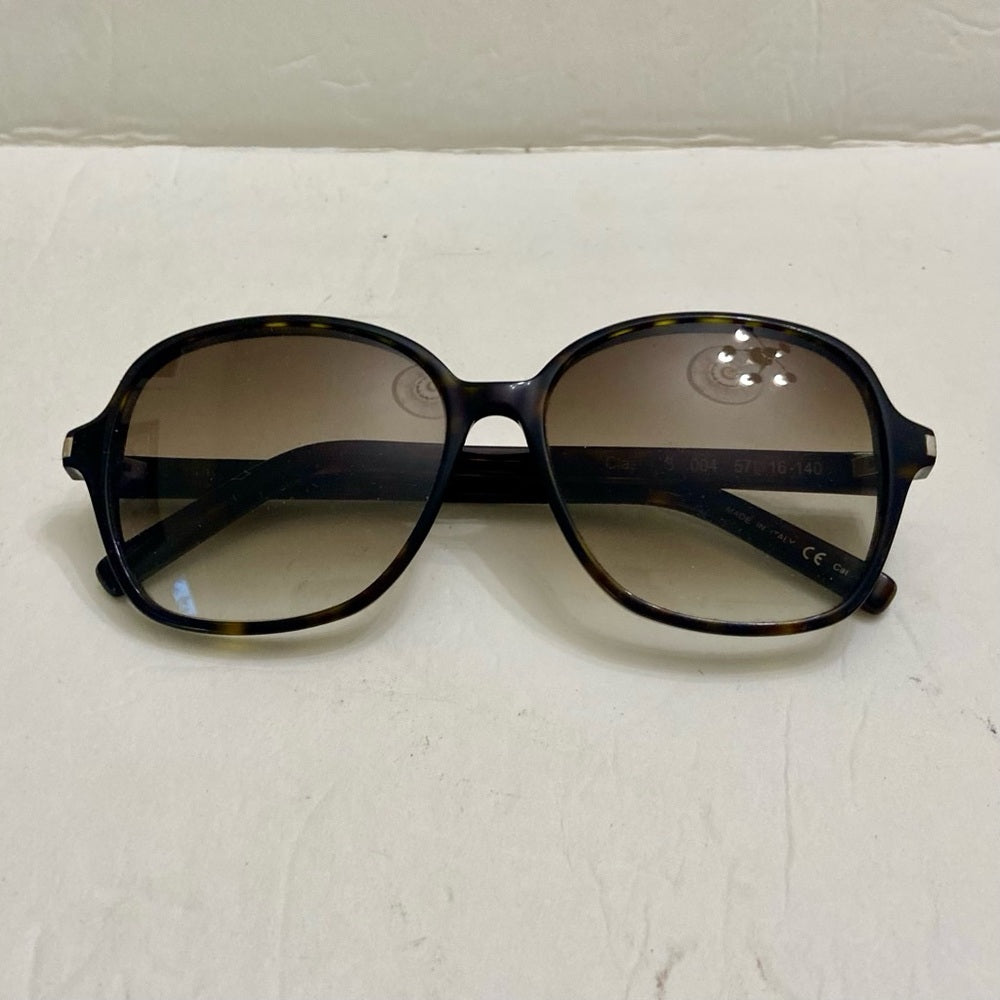 Saint Laurent, Italy Brown Tortoise Sunglasses 57#16 140