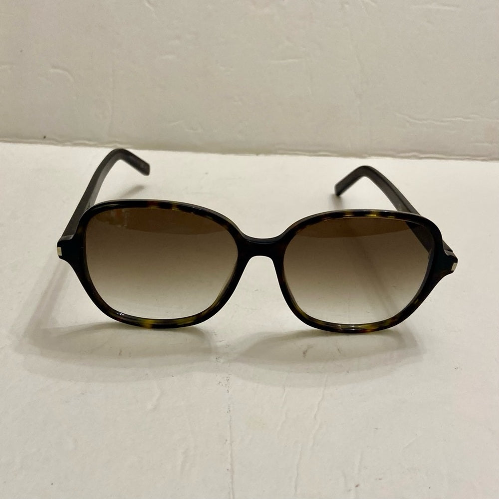 Saint Laurent, Italy Brown Tortoise Sunglasses 57#16 140