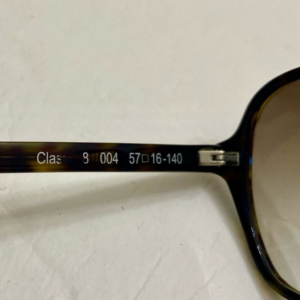 Saint Laurent, Italy Brown Tortoise Sunglasses 57#16 140