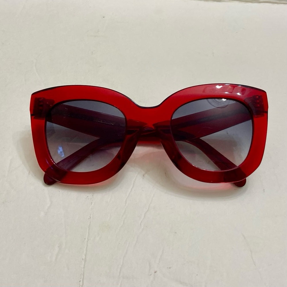 Celine, Italy Red Sunglasses 4.27 CE CL 400SF 66B 409#23 145-2