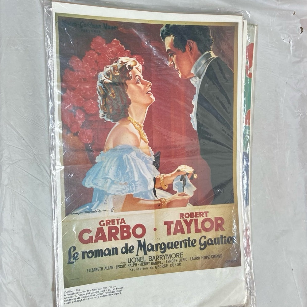 1911 How Bella Was Won and 1936 - Le Roman de Marguerite Gautier Movie Posters