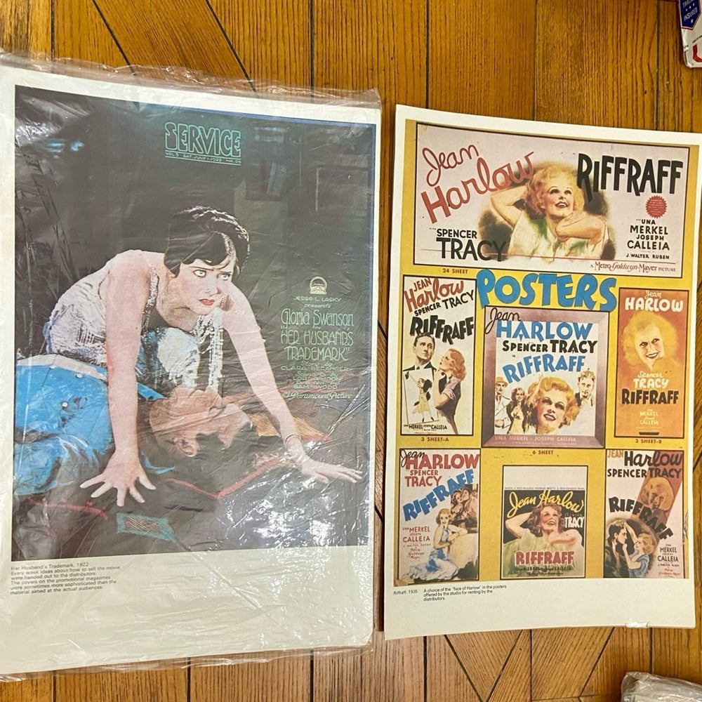 1922 Her Husband’s Trademark and 1935 Riffraff Movie Posters