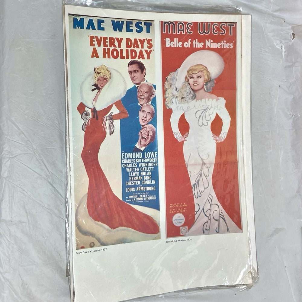 1940 Escape, 1934 Belle of the Nineties and 1937 Every Day’s a Holiday