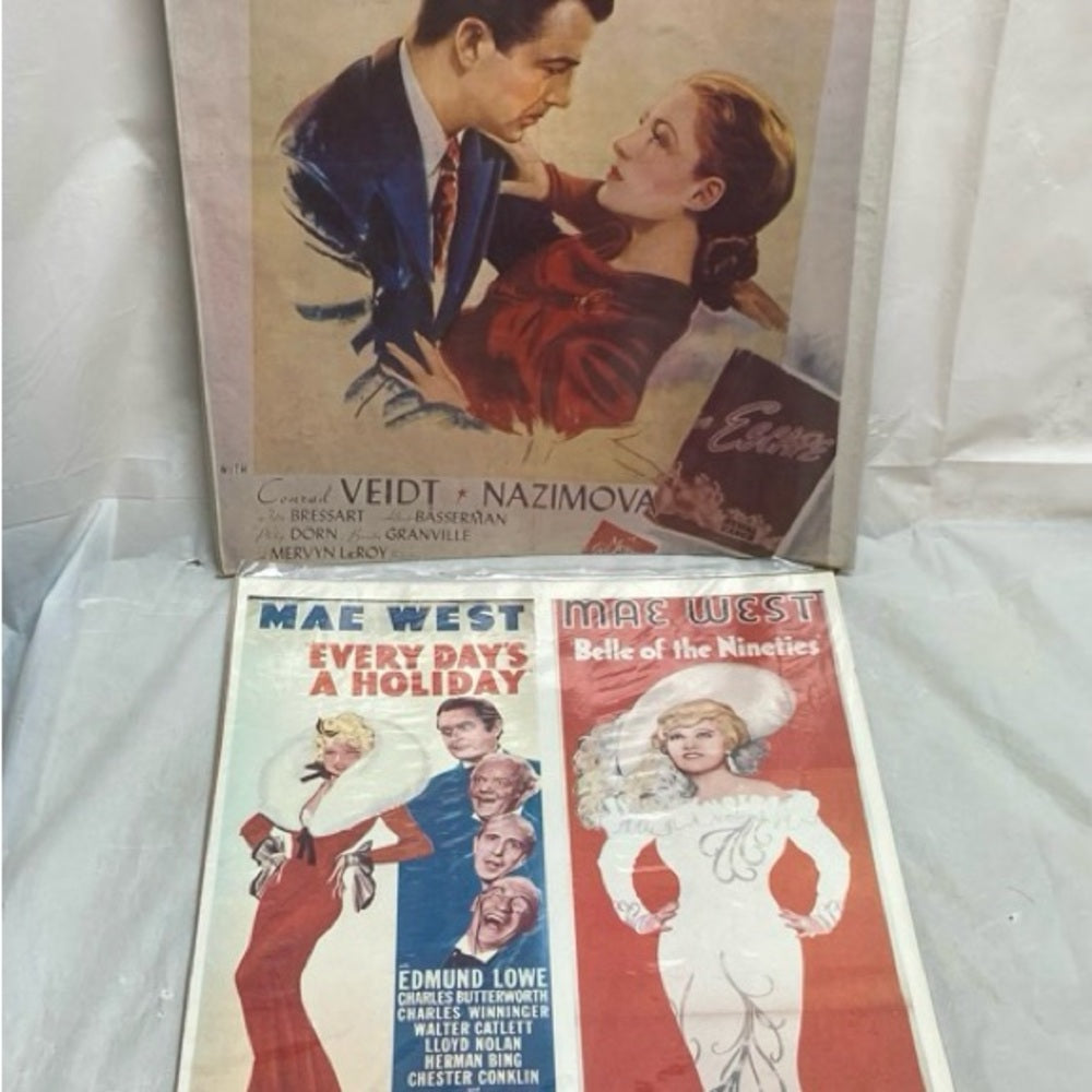 1940 Escape, 1934 Belle of the Nineties and 1937 Every Day’s a Holiday