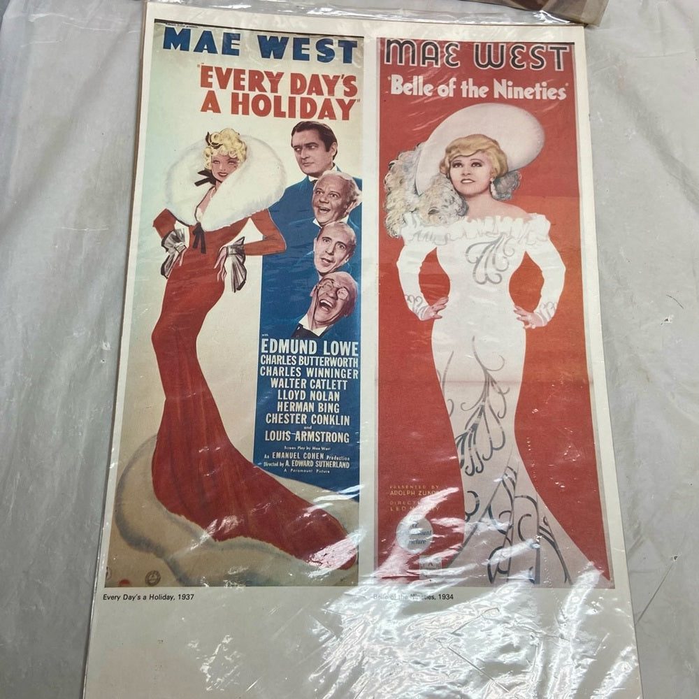 1940 Escape, 1934 Belle of the Nineties and 1937 Every Day’s a Holiday