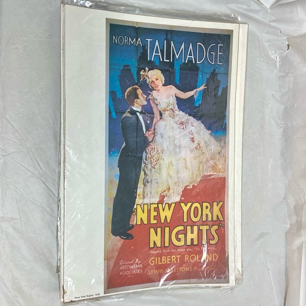 1931 Indiscreet and 1930 New York Nights Movie Posters