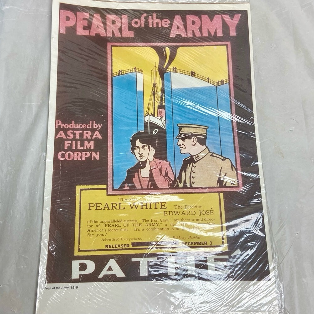 1940 City for Conquest and 1916 Pearl of the Army Movie Posters