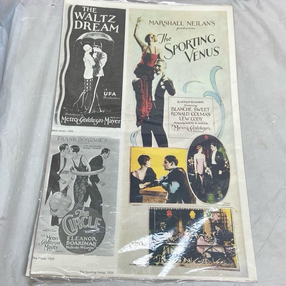 1925-26 The Sporting Venus, The Waltz Dream, The Circle and 1943 Wintertime