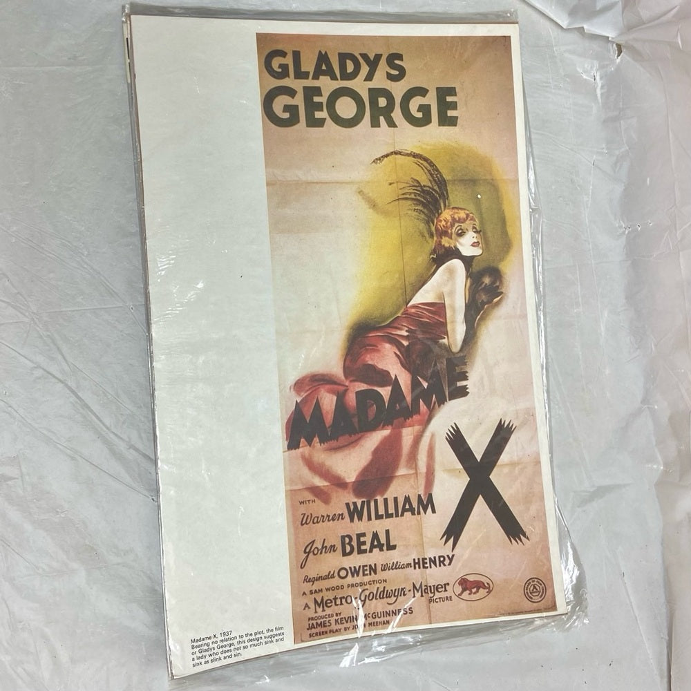 1937 This Way Out and 1937 Madame X Movie Posters