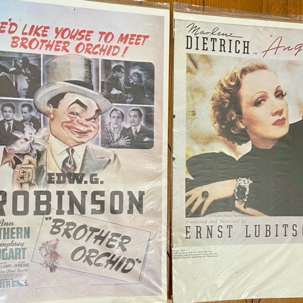 1940 Brother Orchid and 1937 Angel Movie Posters