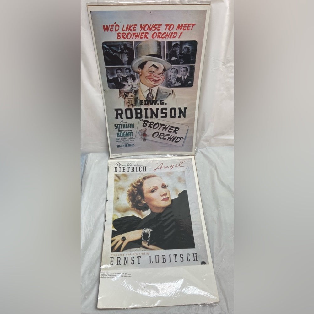 1940 Brother Orchid and 1937 Angel Movie Posters