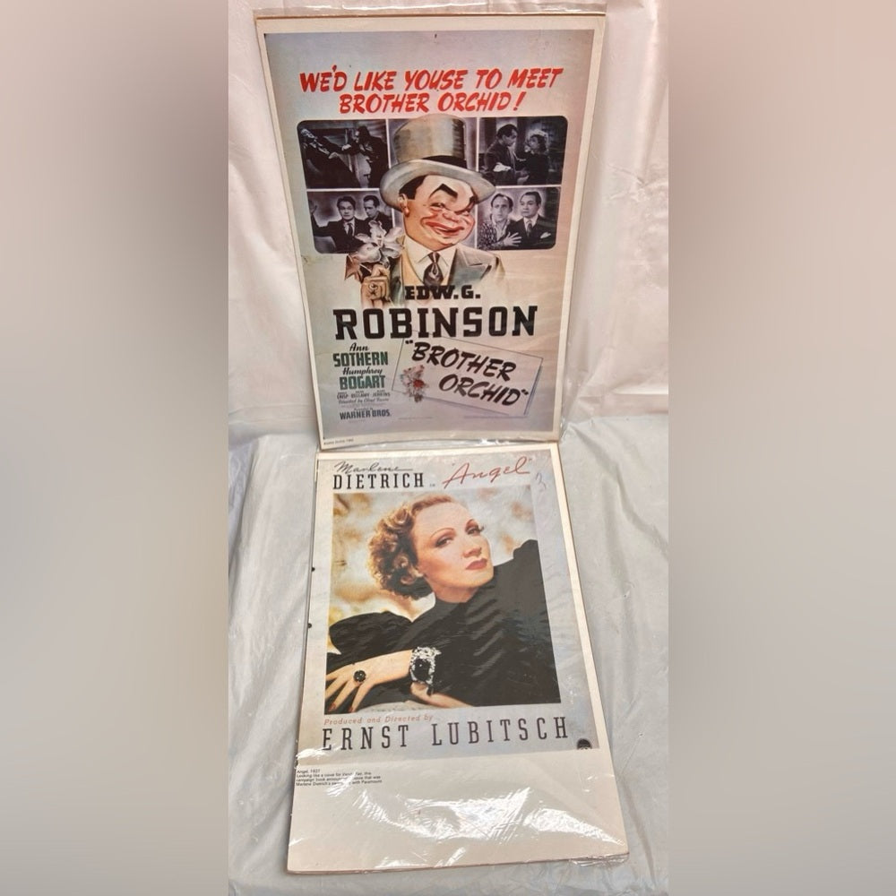 1940 Brother Orchid and 1937 Angel Movie Posters