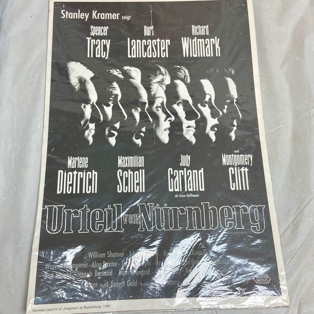 1932 While Paris Sleeps and 1961 Urteil Von Nuremberg Movie Posters