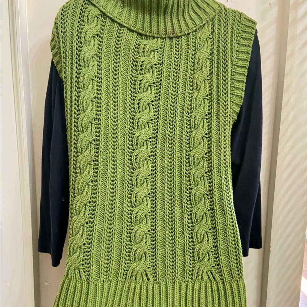 - Charter Club Green Sleeveless Sweater or Vest Size L-XL