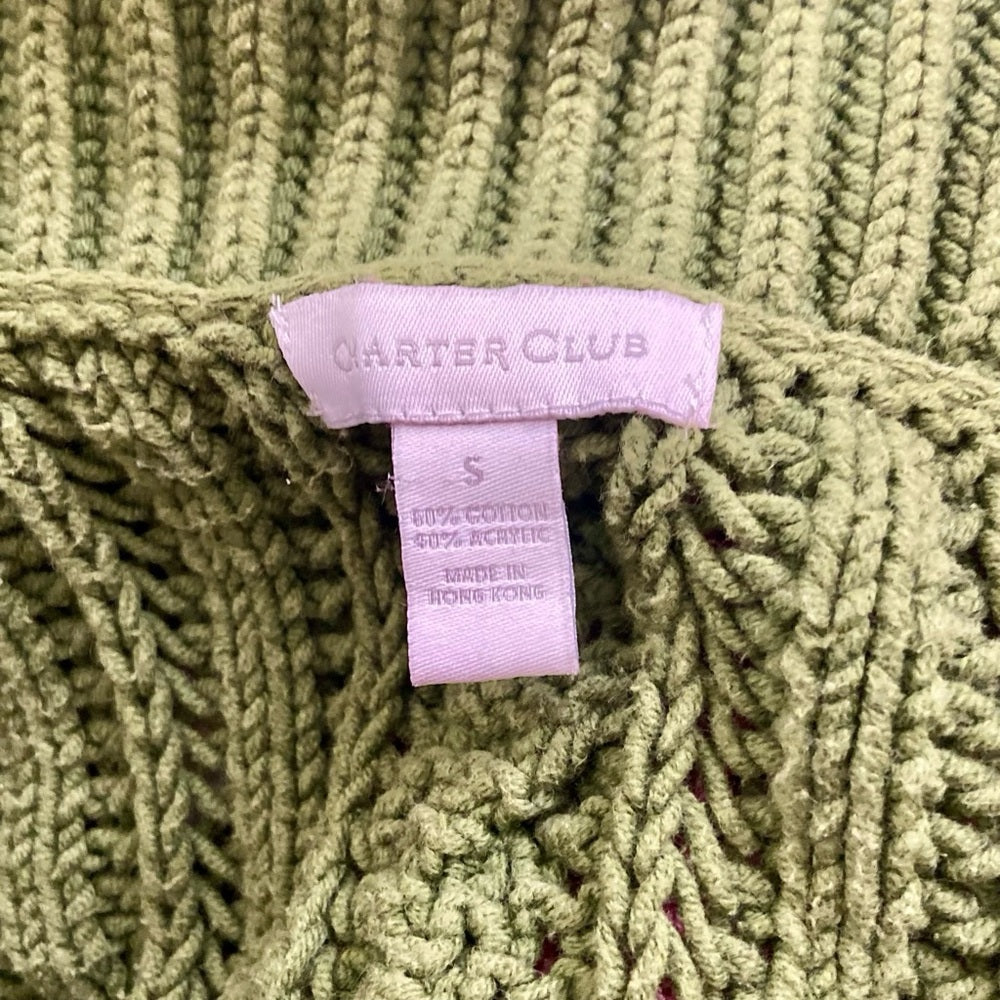 - Charter Club Green Sleeveless Sweater or Vest Size L-XL
