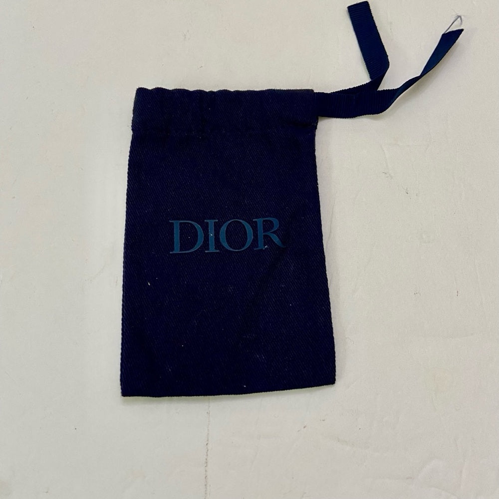 Dior, Dark Blue Jewelry Size Dust Bag 5.5in x 3.5in