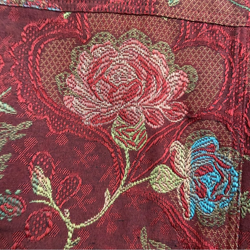 Christopher Banks Burgundy Tapestry Coat- Jacket - M