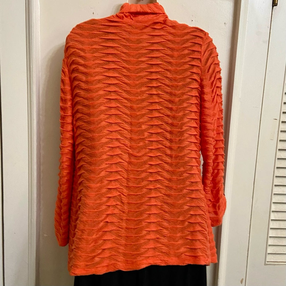 Stunning Orange- Tangerine Coat Blazer M-L