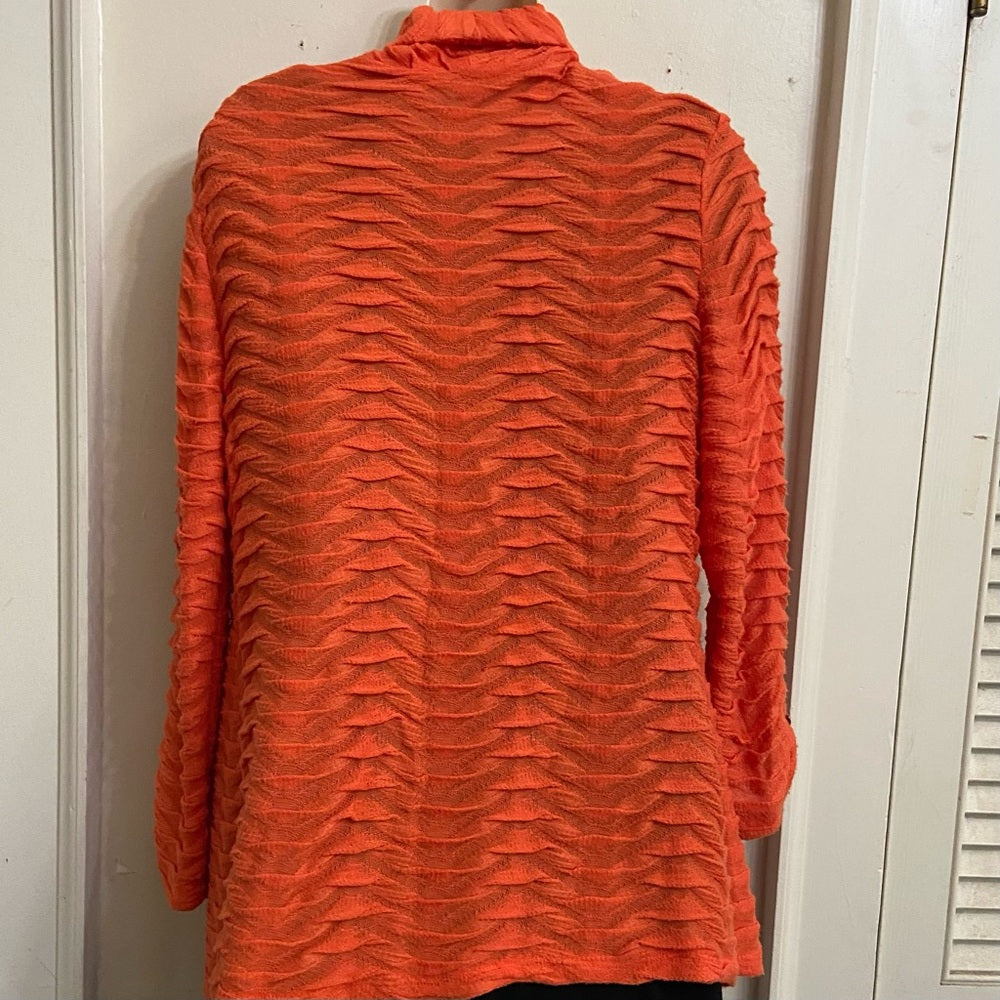 Stunning Orange- Tangerine Coat Blazer M-L