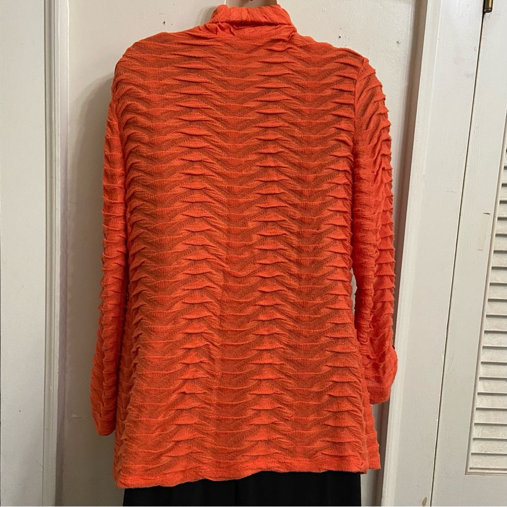 Stunning Orange- Tangerine Coat Blazer M-L