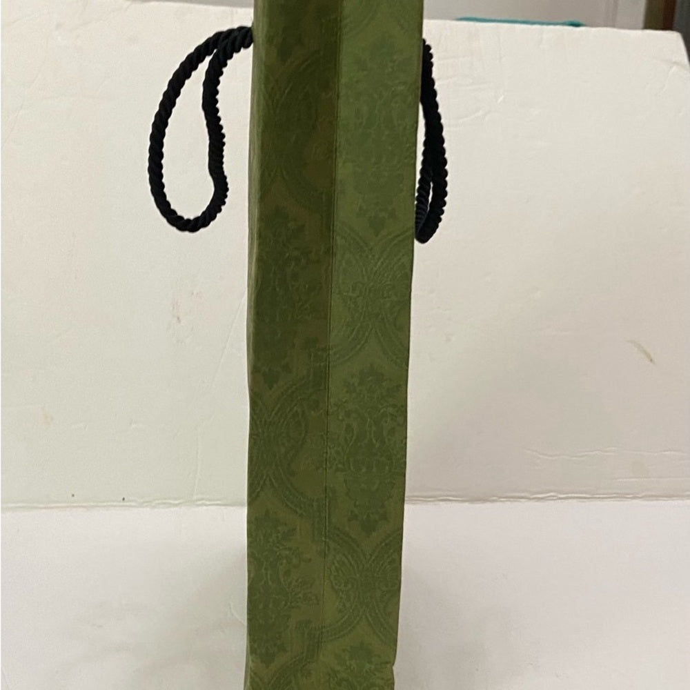 Lot of 2 Gucci Green Gift Bags