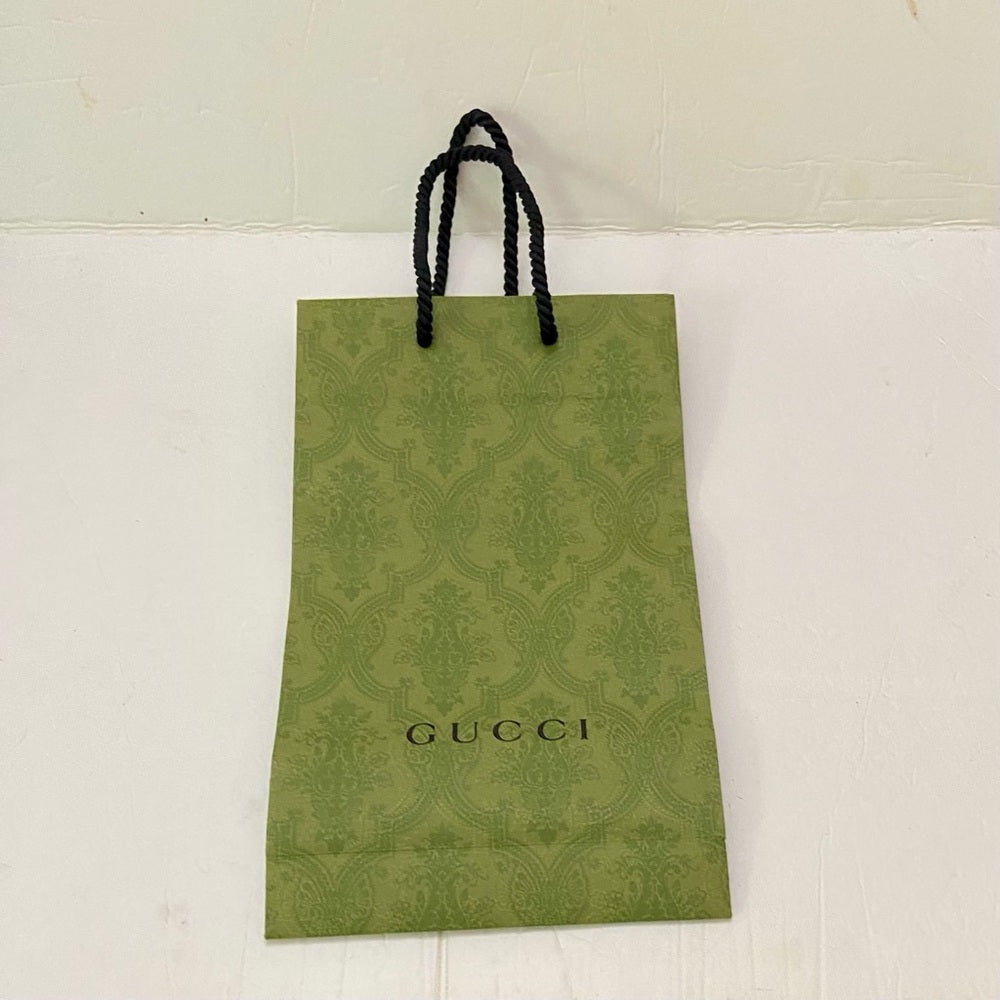 Lot of 2 Gucci Green Gift Bags