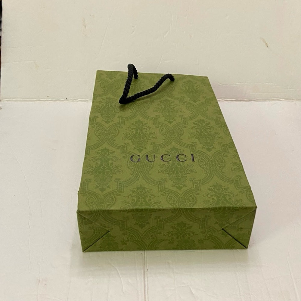 Lot of 2 Gucci Green Gift Bags