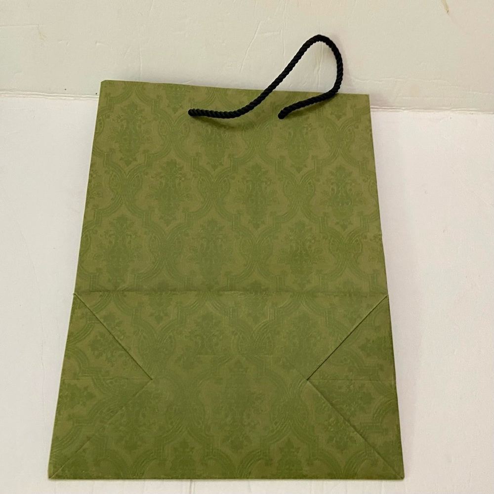 Lot of 2 Gucci Green Gift Bags