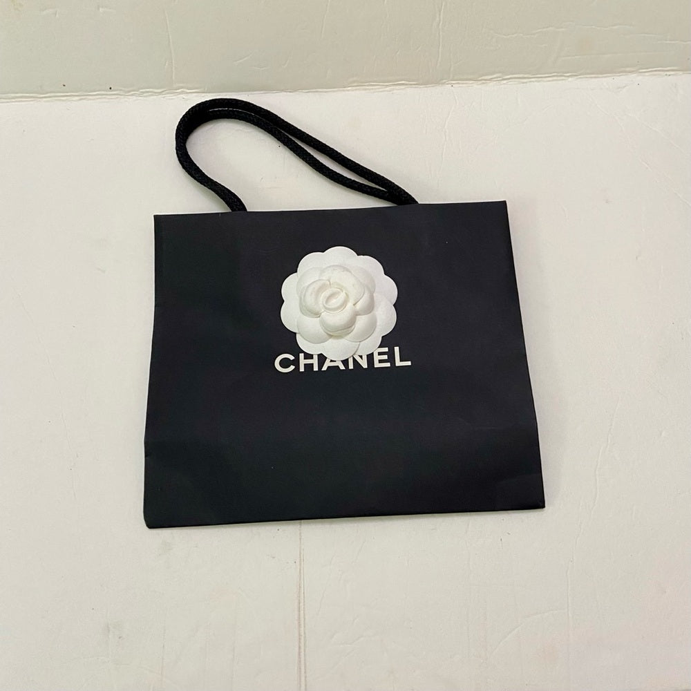 Lot of 2 Chanel Black Gift Bags