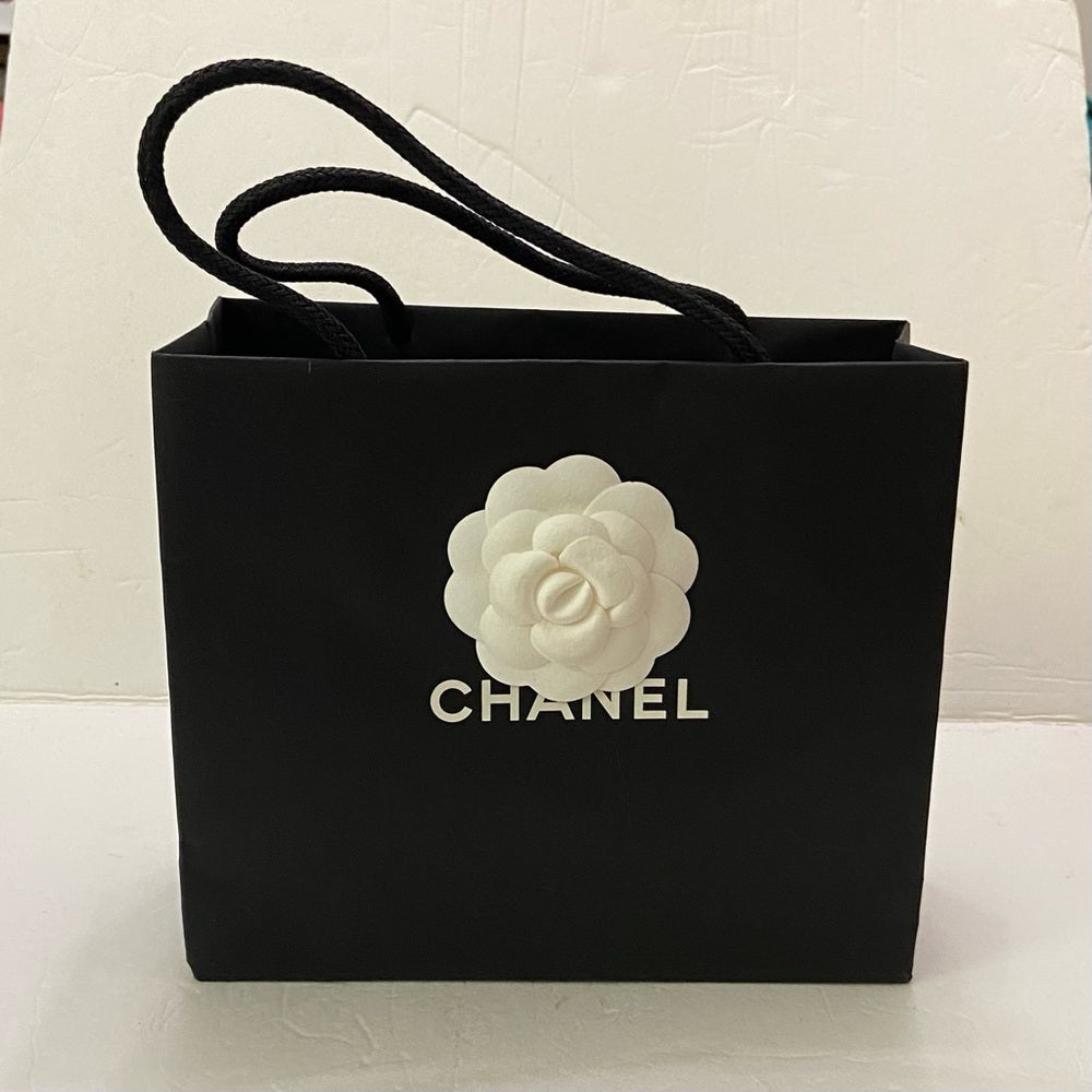 Lot of 2 Chanel Black Gift Bags