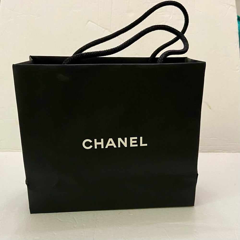 Lot of 2 Chanel Black Gift Bags
