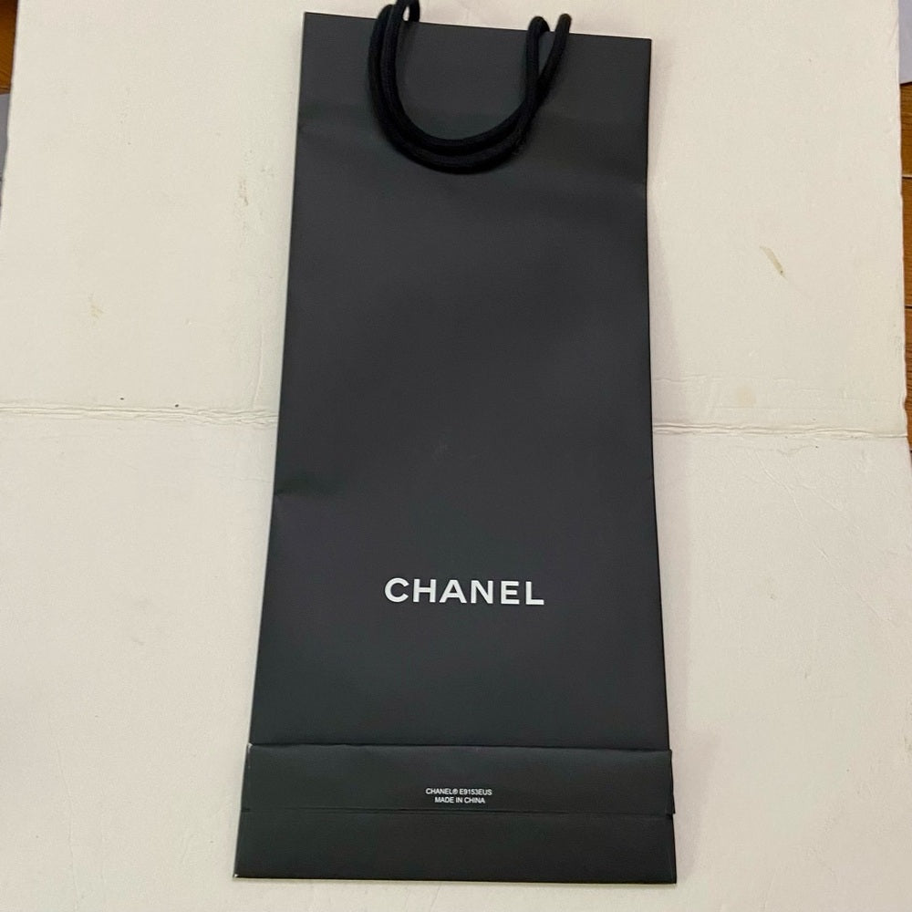 Lot of 2 Chanel Black Gift Bags