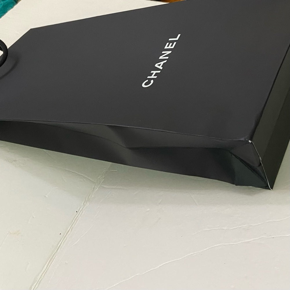 Lot of 2 Chanel Black Gift Bags