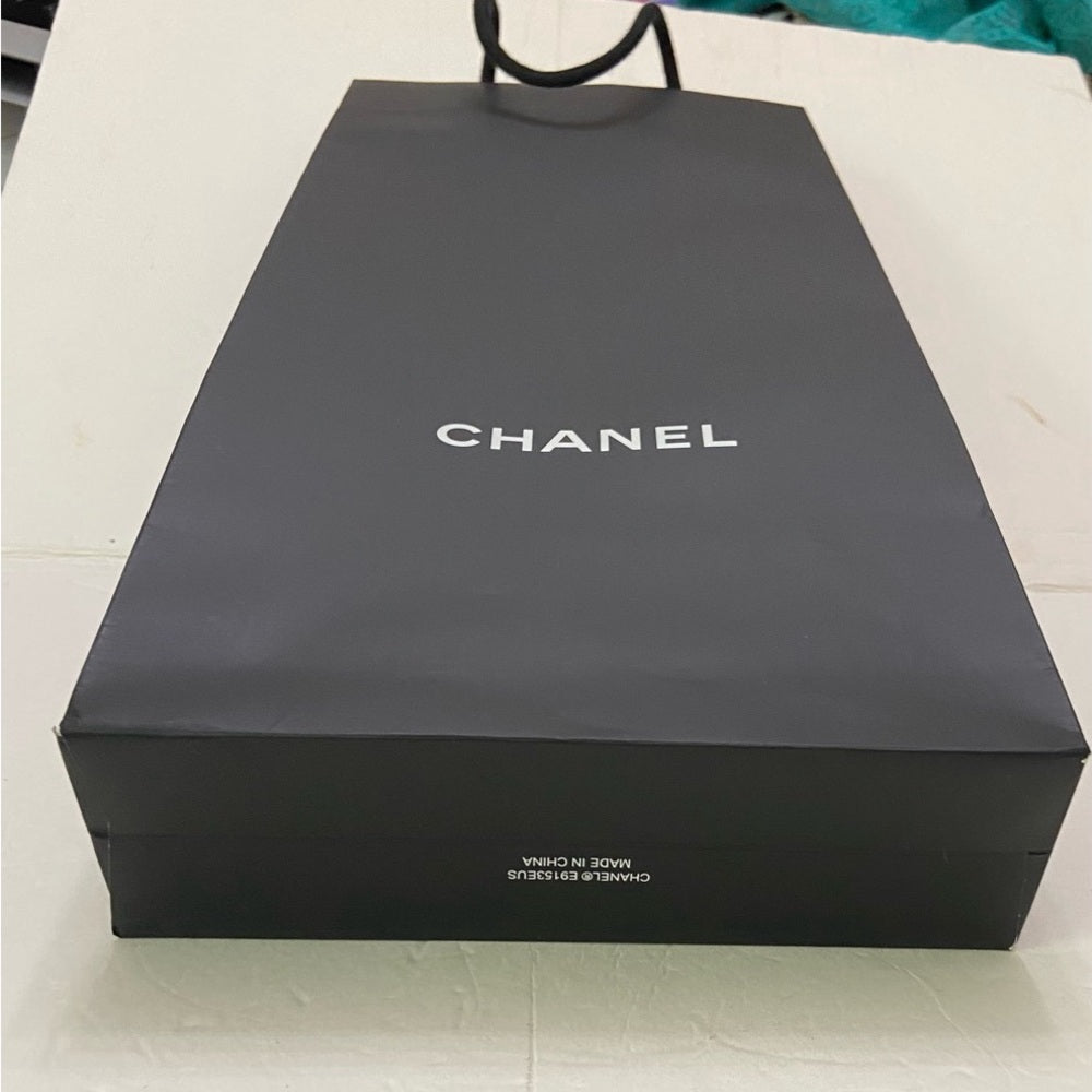 Lot of 2 Chanel Black Gift Bags