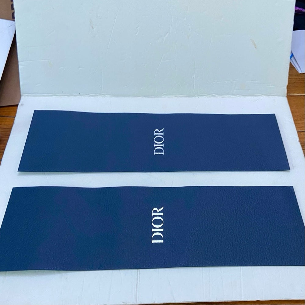 Lot of 2 Dior Flat Blue Gift Bags