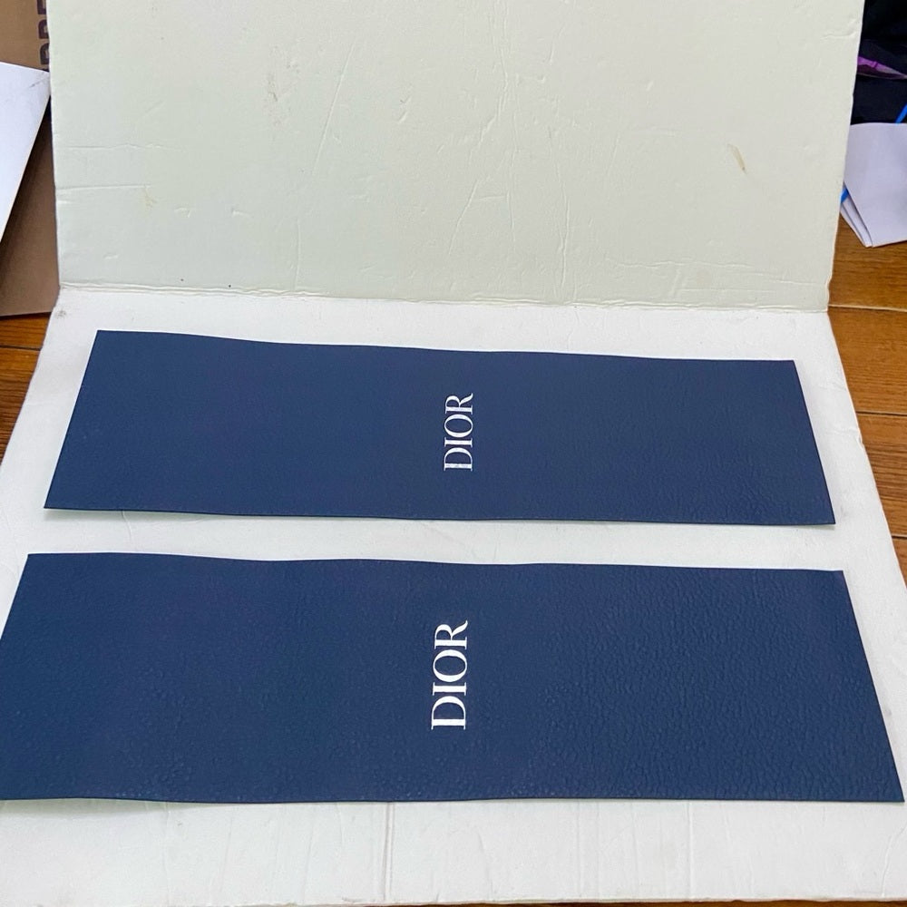 Lot of 2 Dior Flat Blue Gift Bags