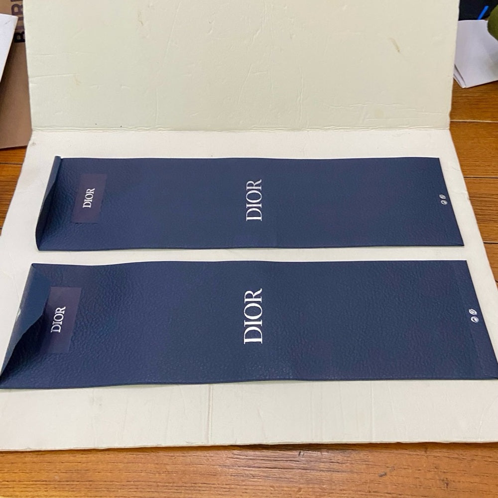 Lot of 2 Dior Flat Blue Gift Bags