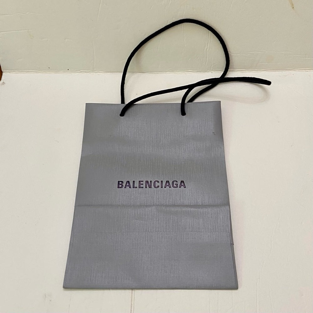 Lot of 2 Balenciaga Gray Gift Bags
