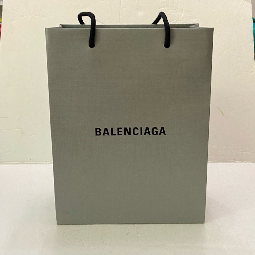 Lot of 2 Balenciaga Gray Gift Bags