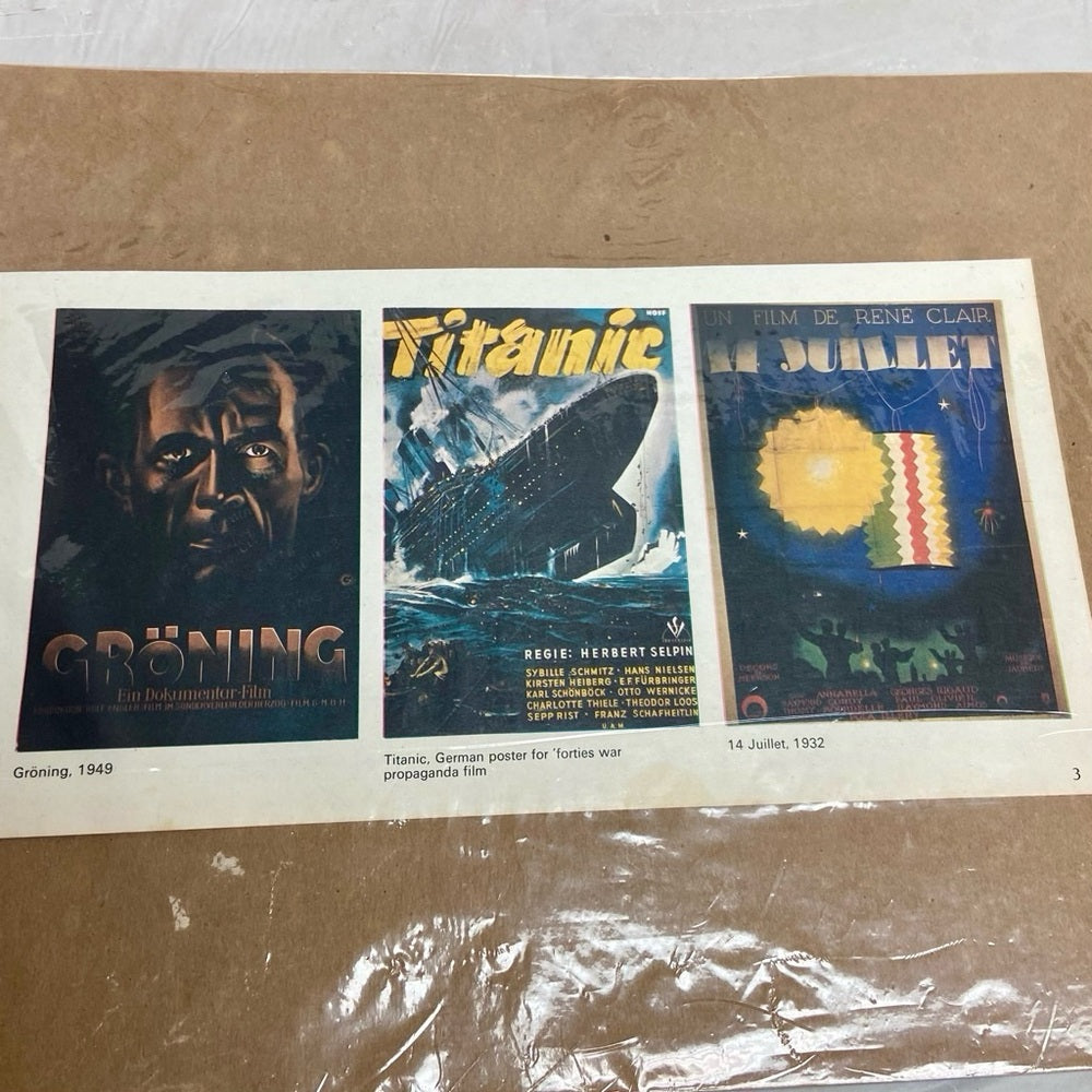 He Who Must Die (1957); Groning (1949) Titanic (1997) and 14 Juliet (1932) Movie