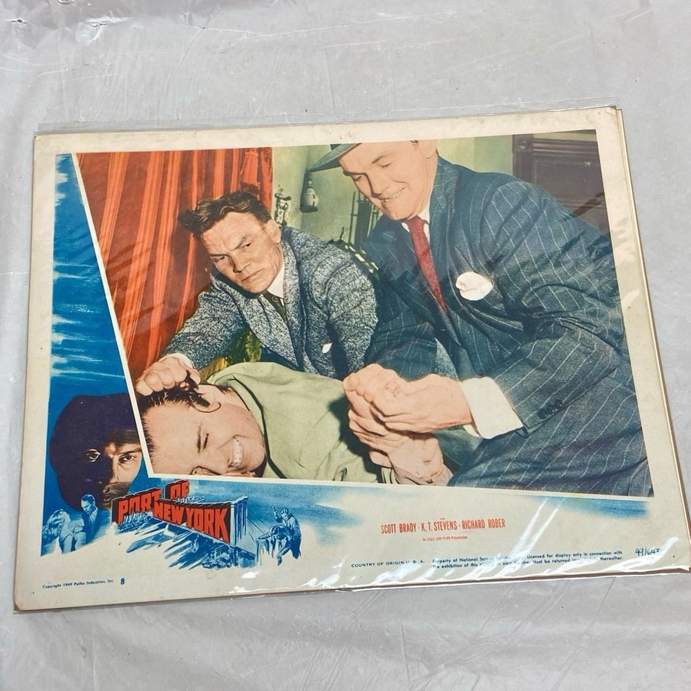 Port of New York (1949) and Hell is a City (1960) Movie Posters