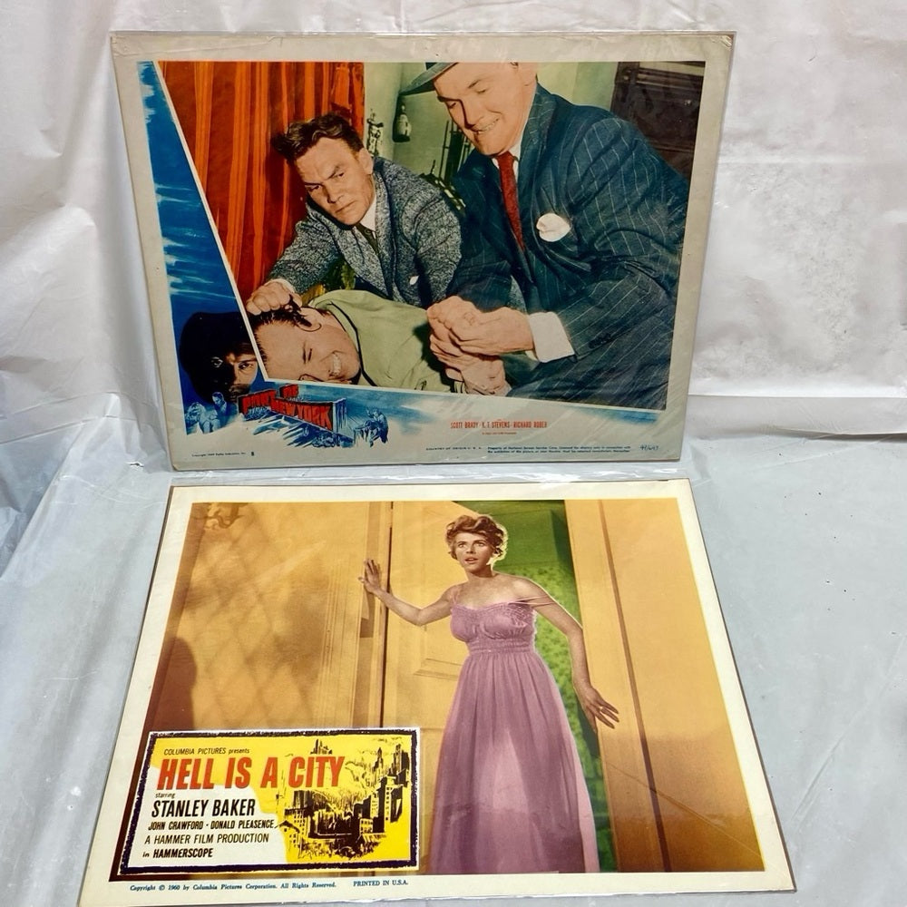 Port of New York (1949) and Hell is a City (1960) Movie Posters