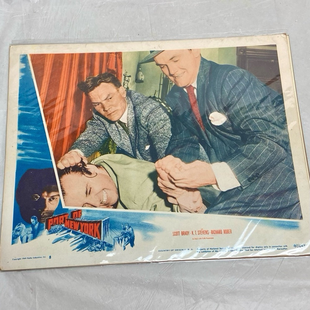 Port of New York (1949) and Hell is a City (1960) Movie Posters