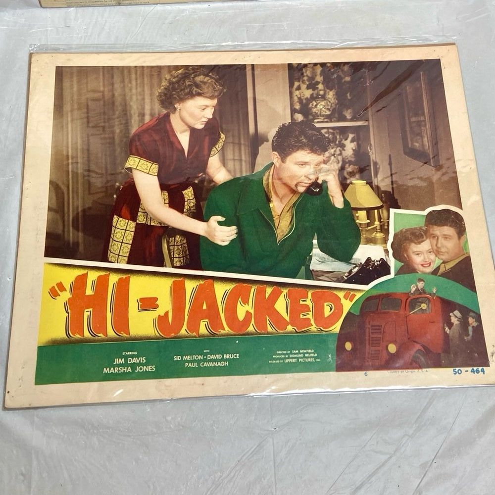 The Ghost that Walks Alone (1944) and Hi- Jacked (1950) Movie Posters