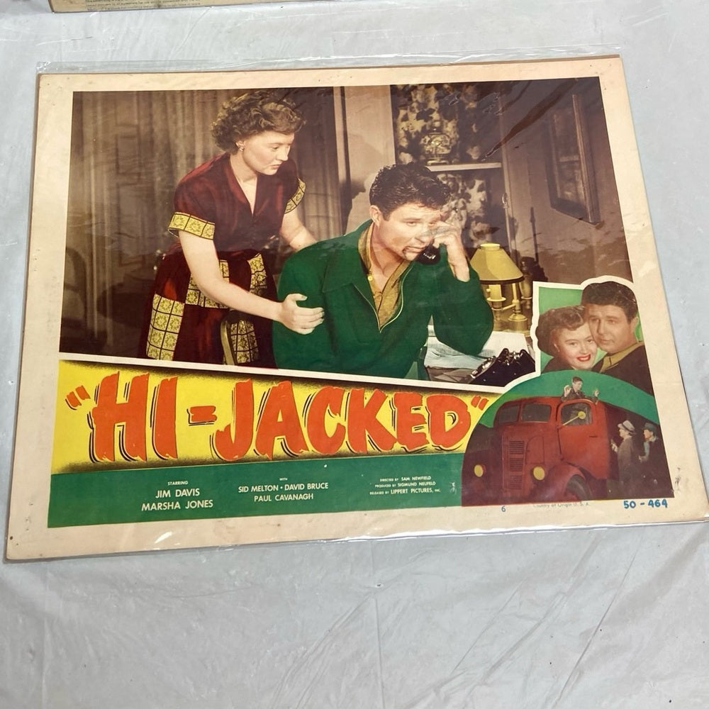 The Ghost that Walks Alone (1944) and Hi- Jacked (1950) Movie Posters