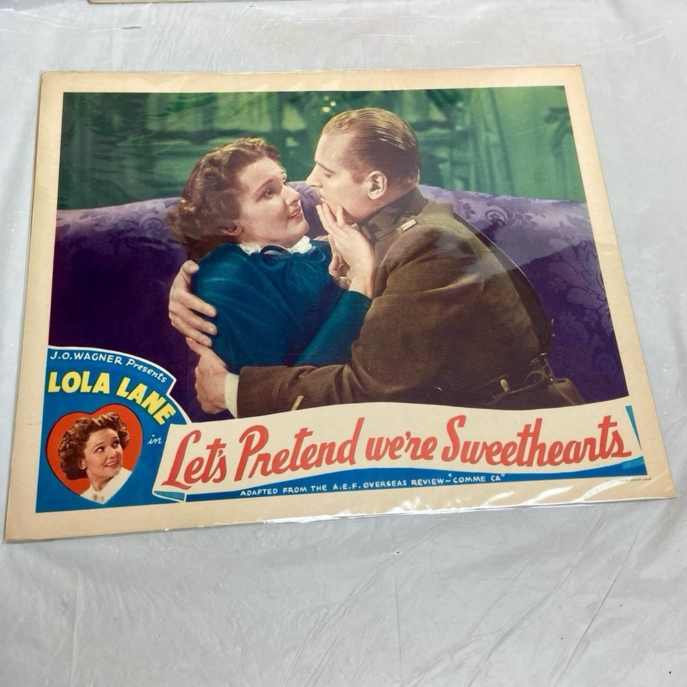 The Woman on Pier 13 (1950) and Let’s Pretend we’re Sweethearts (1936) Movie Pos